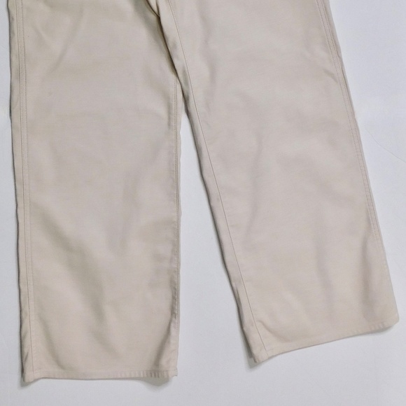 NWT!! J. CREW Camp Pocket Wide Leg Pants Natural Stretch Cotton 28P 28 Petite - Picture 5 of 16